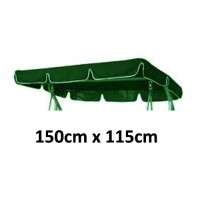 150cm x 115cm Replacement Swing Canopy with White Trim