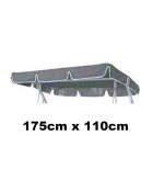 175cm x 110cm Replacement Swing Canopy with Scalloped Trim