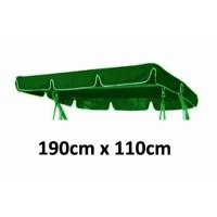 190cm x 110cm Replacement Swing Canopy with White Trim