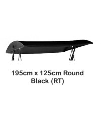 Returned 195cm x 125cm Replacement Canopy with Rounded Top Roof Black