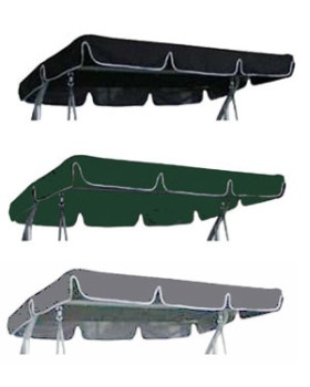 165cm x 110cm Replacement Swing Canopy with White Trim