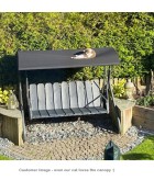 195cm x 125cm Replacement Canopy with Rounded Top Roof