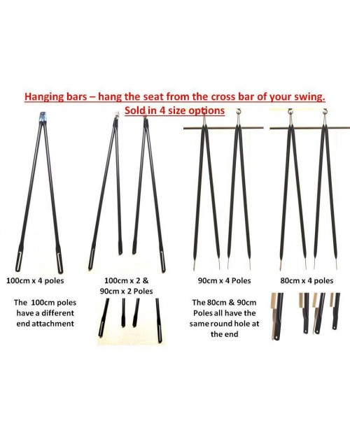 Swing Frame Replacement Hanging Poles (80cm)