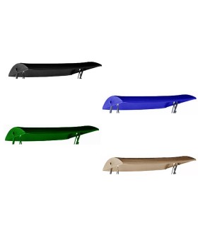 195cm x 125cm Replacement Canopy with Rounded Top Roof (all Velcro)