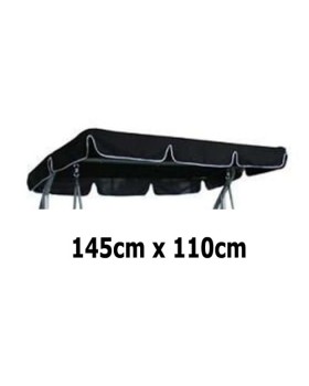 145cm x 110cm Replacement Swing Canopy with White Trim