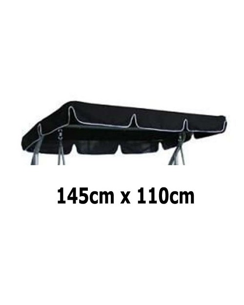 145cm x 110cm Replacement Swing Canopy with White Trim