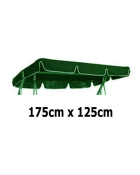 175cm x 125cm Replacement Swing Canopy with White Trim