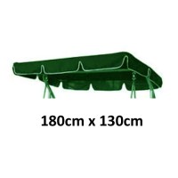 180cm x 130cm Replacement Swing Canopy with White Trim