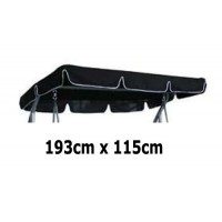 193cm x 115cm Replacement Swing Canopy with White Trim