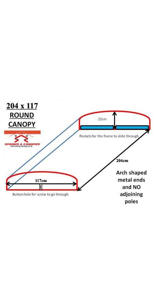 Replacement Swing Canopies for Garden Swings and Seats and Heavy Duty