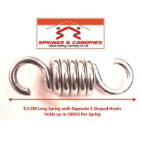 Strong Spring 9.5cm 5-Coil S Shaped