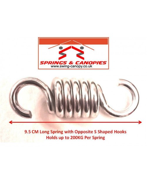 Strong Spring 9.5cm 5-Coil S Shaped